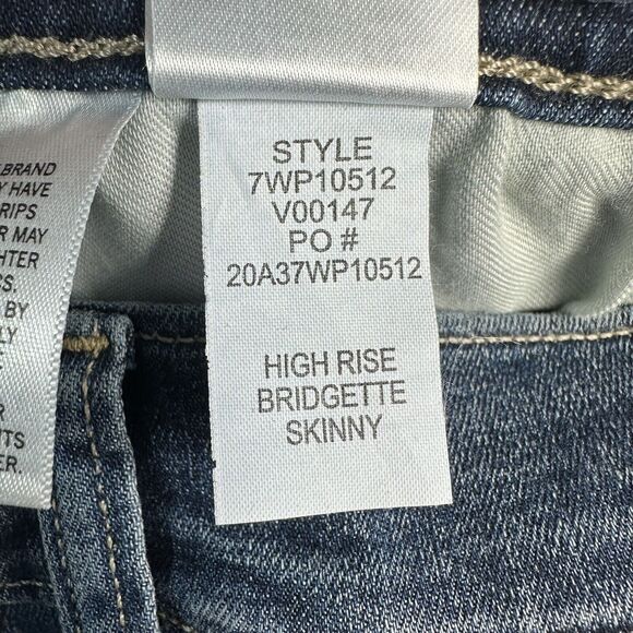 Lucky Brand BRIDGETTE SKINNY Jeans Womens Size 4/27 Ankle Blue Denim Pants 26x26 - Picture 11 of 12